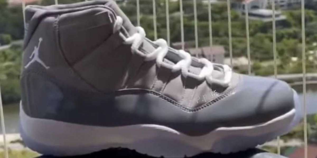 Money ready! The "Cool Grey" Air Jordan 11 release date is here! The latest physical + upper foot