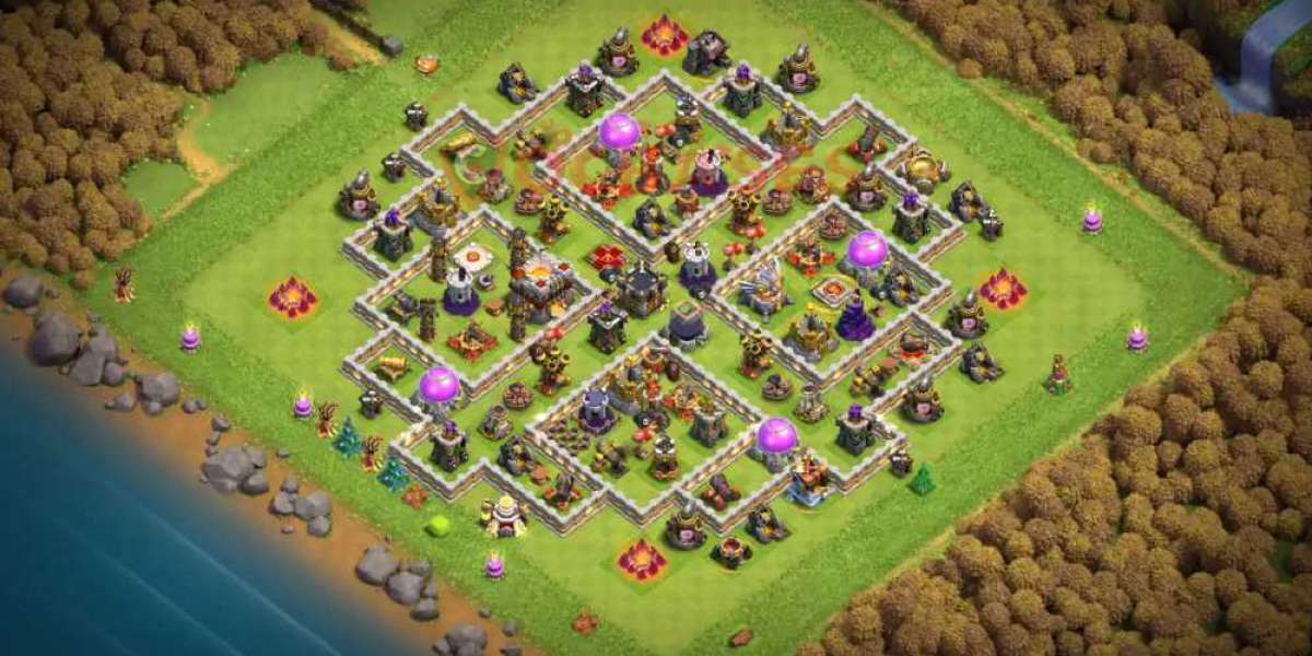 War Town hall 9 Base Copy Link