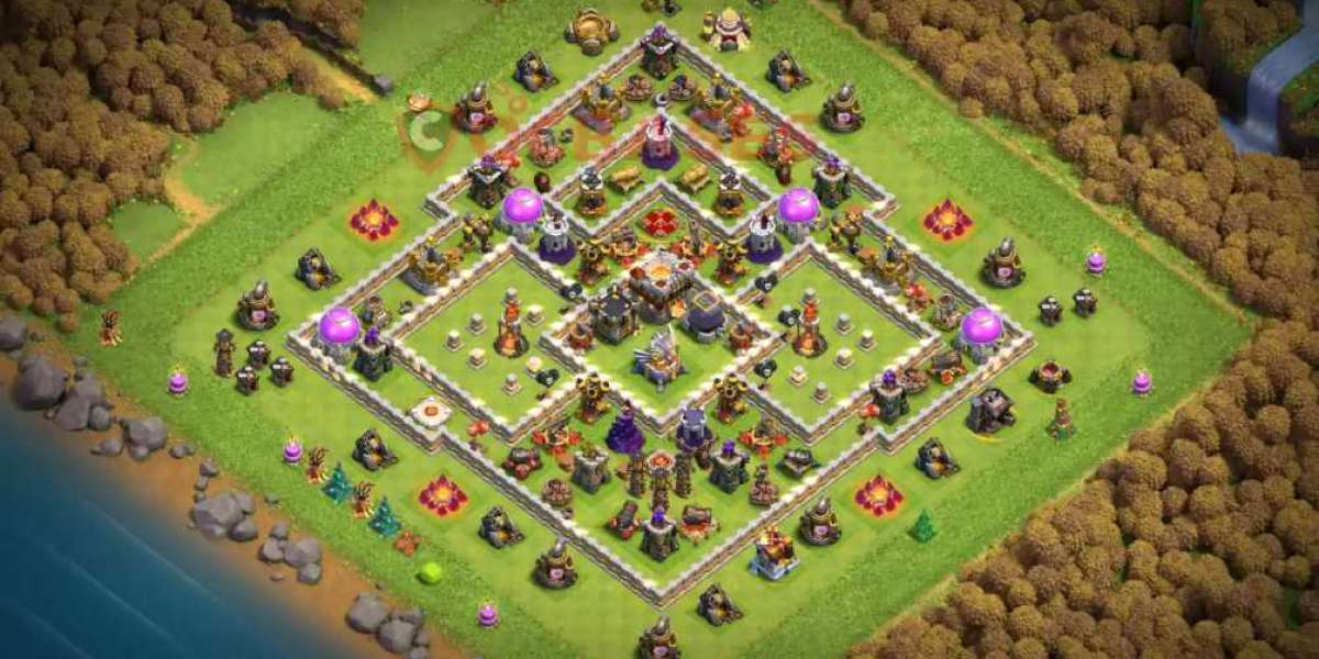 War Town hall 9 Base Copy Link