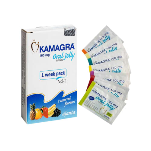 Buy Kamagra Oral Jelly Pouces online | Sildenafil Citrate